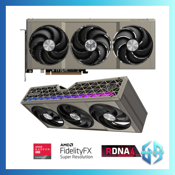 SAPPHIRE NITRO+ AMD RADEON RX 9070 XT GAMING OC 16GB DUAL HDMI / DUAL DP - Image 3